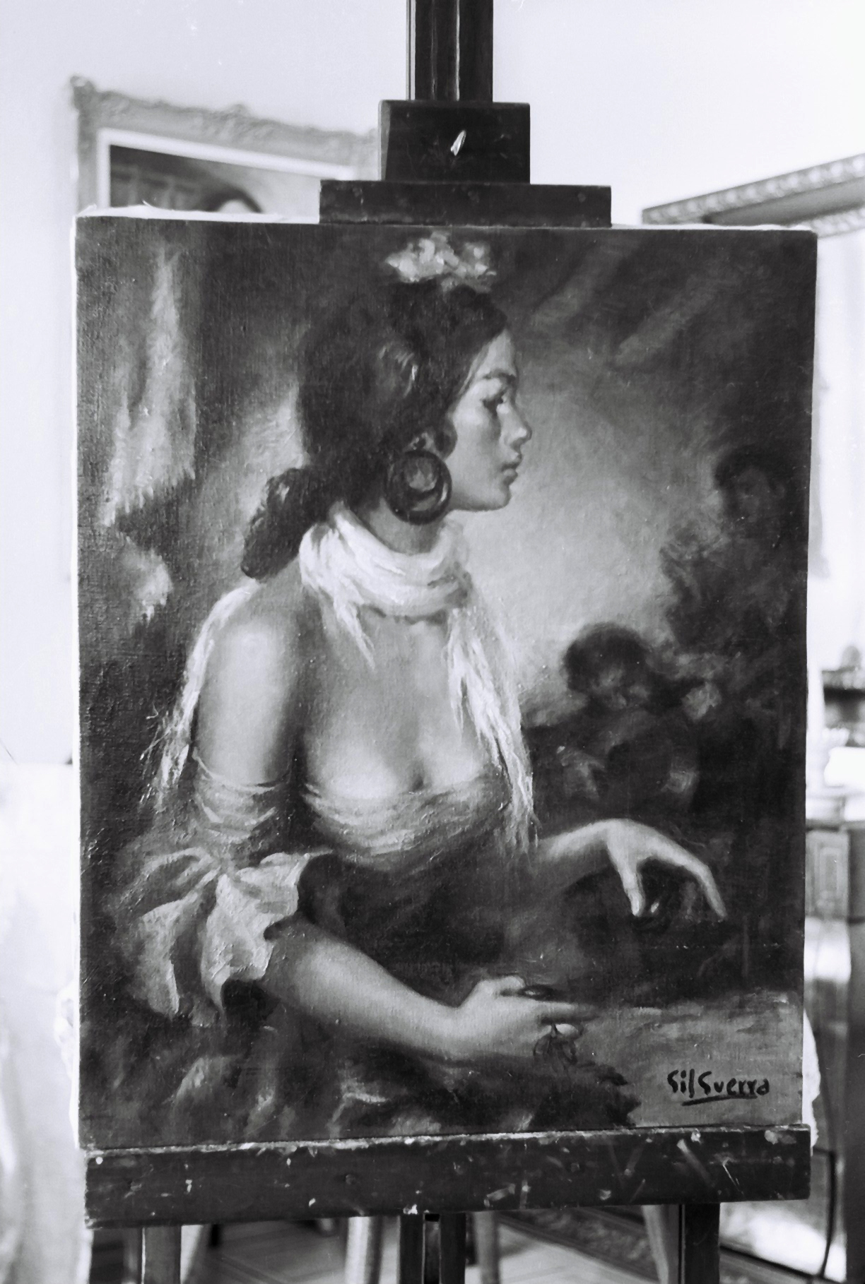 Flamenca con castañuelas