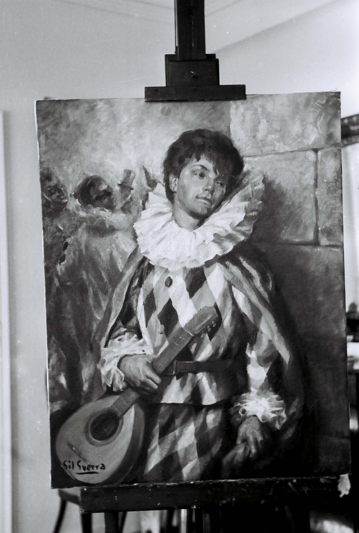 Arlequín con bandurria