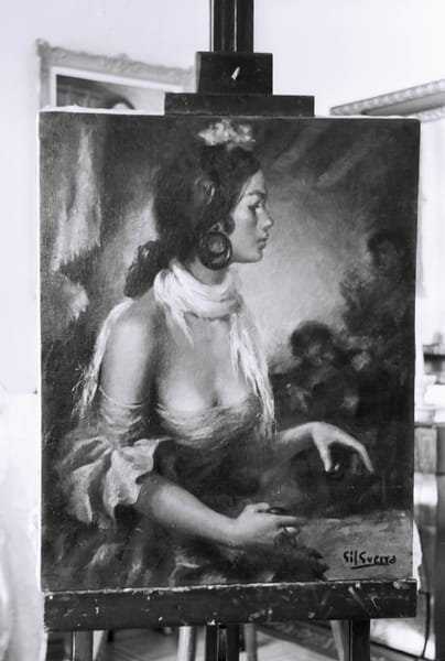 Flamenca con castañuelas