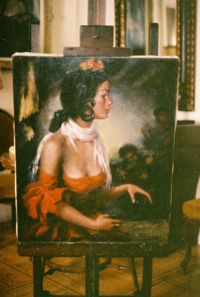 Flamenca con castañuelas