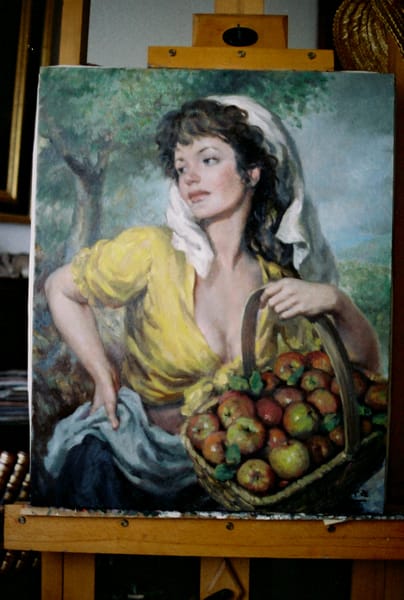 La cosechadora de manzanas