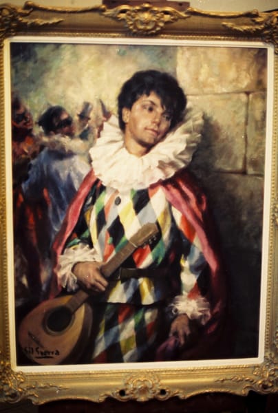 Arlequín con bandurria