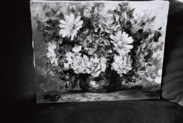 Jarrón con flores