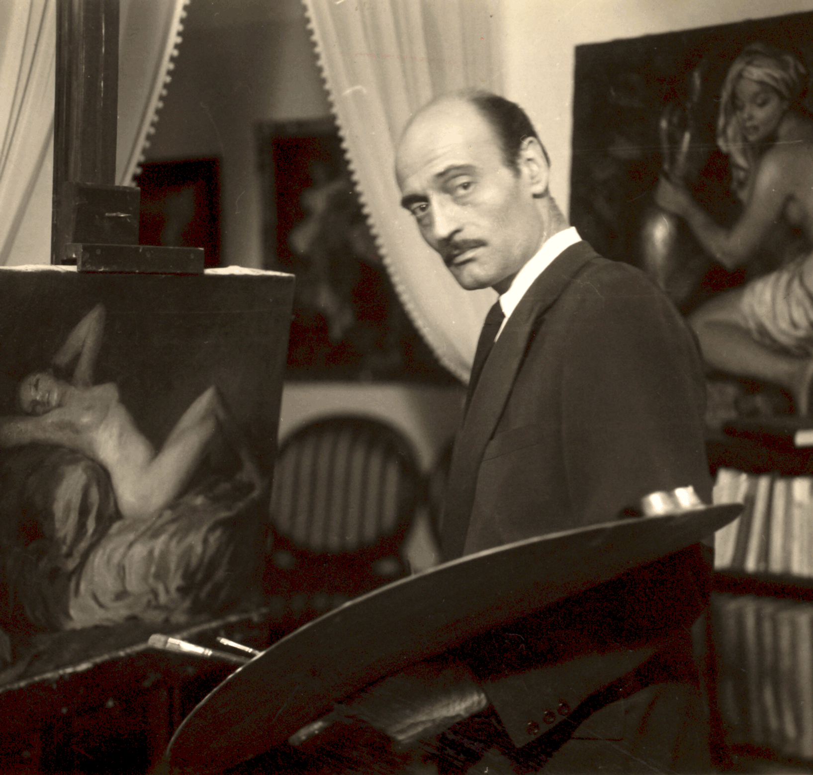 Self-portrait of Enrique Gil Guerra, circa 1940