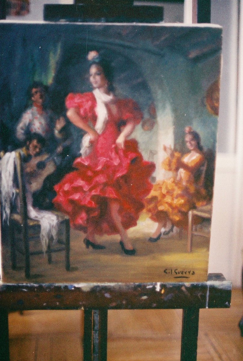 Bailaora en rojo