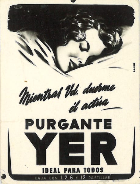 Purgante Yer — Mientras Vd. duerme él actúa