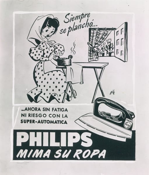 Philips — Siempre se planchó... ahora sin fatiga ni riesgo con la Super-Automática