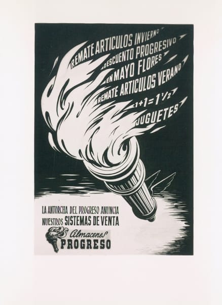 Almacenes Progreso — La antorcha del progreso anuncia nuestros Sistemas de Venta