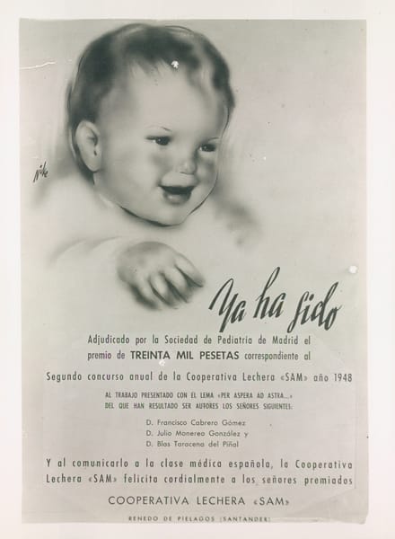 Cooperativa Lechera SAM — Ya ha sido adjudicado el premio de Treinta Mil Pesetas (1948)