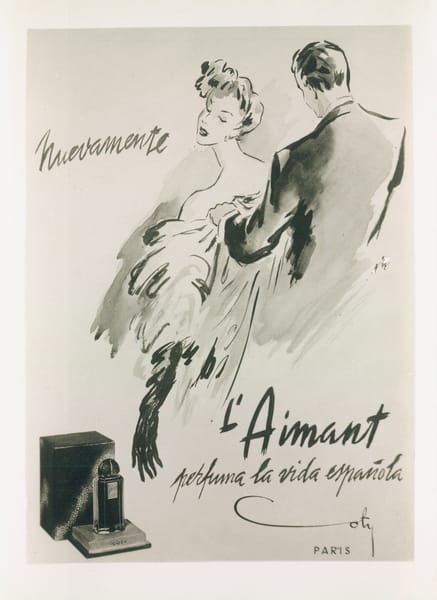 Coty L'Aimant — Nuevamente perfuma la vida española