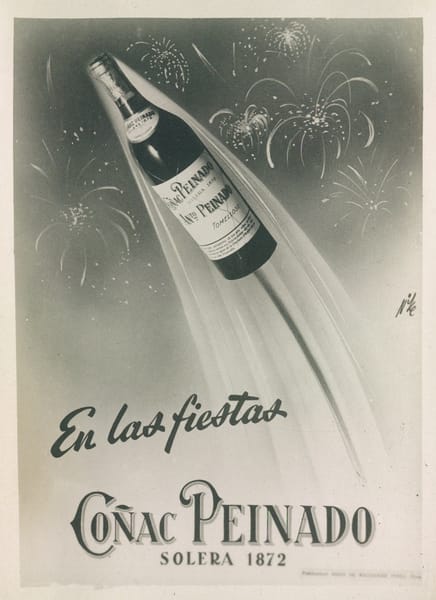 Coñac Peinado — En las fiestas