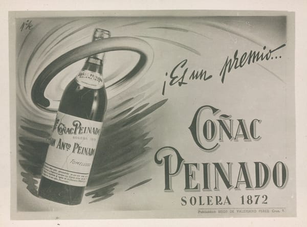 Coñac Peinado Solera 1872 — ¡Es un premio...!