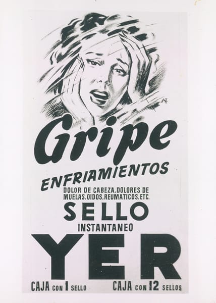 Sello YER — Gripe, enfriamientos y dolores: alivio instantáneo