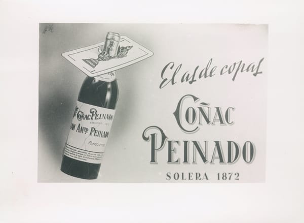 Coñac Peinado — El as de copas