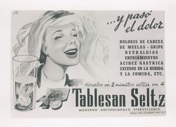 Tablesan Seltz — ...y pasó el dolor