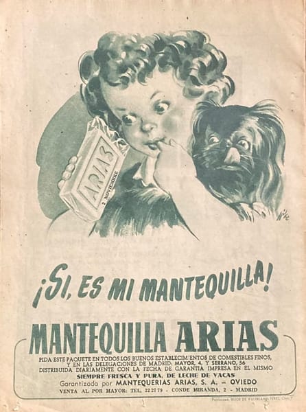 Mantequilla Arias — ¡Sí, es mi mantequilla!